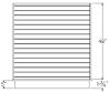 4' H Slatwall Display Specifications