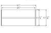 4' H Slatwall Display Specifications